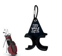 Golf Bag tee Rack, Clip On Portable Organizer, Convenient Ball and tee Holder with Design, Carabiner Golf Storage Tool, Tees Holder with Modern Style, Organizer for Driving Range
