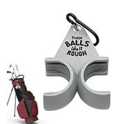 Golf Bag tee Rack, Clip On Portable Organizer, Convenient Ball and tee Holder with Design, Carabiner Golf Storage Tool, Tees Holder with Modern Style, Organizer for Driving Range