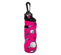 Golf Ball Bag, Golf Ball Storage with llaveros, 3-Tee Capacity, Water-Resistant Lightweight Golfing Accessories for Golfer Men and Women, Travel, Driving Range, Practice