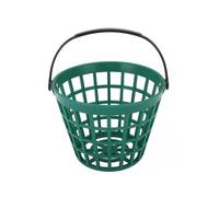 Golf Ball Basket Golfball Container with Handle Nylon Plastic Golf Ball Bucket Green Holds Up To 25pcs