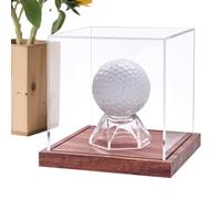 Golf Ball Display Cases, Acrylic Transparent Golf Balls Displays Rack, 3.7x3.7x3.4 Inches Dust Protection Square Trophy Storage Case Ideal for Home, Living Room, Bedroom, and Study Rooms
