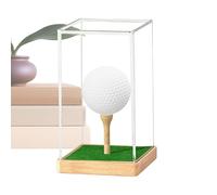Golf Ball Display Holder - Clear Acrylic Protection Showcase | Elegant Stand for Collectible Balls | Decorative Storage for Home, Office, Desk, Shelf, or Gift Lovers and Family