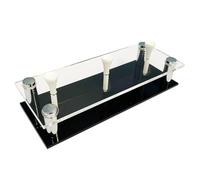 Golf Ball Display, Sports Club Stand Holder, 5.9x2.36x1.57in Compact Storage Rack, Elegant Desktop Organizer, Acrylic Metal Showcase for Desk, Bedroom, Offices, Sport Center
