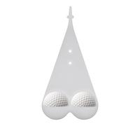 Golf Ball Holder, Soft Silicone Set, 7,36 x 3,66 in Portable aStorage Organizer, Creative Waterproof Stand, Tournament, Backyard Display for Camping, Travel, Beach, transparente, Se référer au