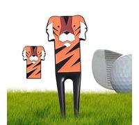 Golf Ball Marker, Cute Cartoon Tiger Alloy & Portable Golfing Accessory, Fun Golf Ball Marker Tool for Outdoor Courses, Backyard Practice, Training, Games, Competition, and Sports Entertainment
