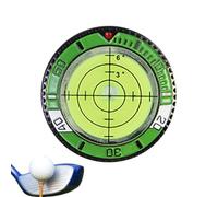 Golf Ball Markers - 1.41 Inch Golf Green Reader | ABS Golfs Putting Alignment Tool | Golfs Cap Clip Slopé Reader Training Aid Putting Practice Accessory Weather Resistant