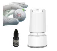 Golf Ball Stamp - 5ml Photosensitive Reusable Golf Bal Marking Tool | Self-Inking Fast Drying Waterproof Ink Stamp For Golfers, Long-Lasting Gollf Ball Marker For Dad, Husband