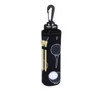 Golf Ball Storage, Golf Balls Bag, 1,57 x 5,91 x 8,27 pulgadas Sturdy plegable with Belt, Multifunctional Golfing Accessories, for Golfer, Women, Men, Driving Range, and Practice