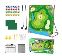 Golf Battle Play Set: Diseñado para Niños y Adultos, Incluye Estera de Columpio, Target Wall & Puting Trainer, Fomenta el Juego Activo, Las Habilidades de Coordinación y Golf
