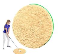 Golf Bunker Practice Mat - Sand Trap Simulator For Indoor & Outdoor Use | Realistic Grass Texture Hitting Mat For Chipping & Driving | Foldable Golf Training Aid with 2 PU Soft Balls