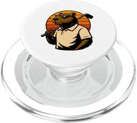 Golf Capybara Sport - Golfer Retro Vintage Sunset PopSockets PopGrip para MagSafe