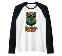 Golf Capybara Sport - Stay Calm Play Golf - Golfer Camiseta Manga Raglan