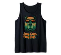 Golf Capybara Sport - Stay Calm Play Golf - Golfer Camiseta sin Mangas