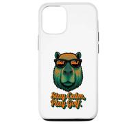 Golf Capybara Sport - Stay Calm Play Golf - Golfer Carcasa para iPhone 12/12 Pro