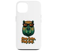 Golf Capybara Sport - Stay Calm Play Golf - Golfer Carcasa para iPhone 13