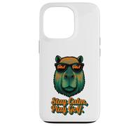 Golf Capybara Sport - Stay Calm Play Golf - Golfer Carcasa para iPhone 13 Pro