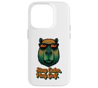 Golf Capybara Sport - Stay Calm Play Golf - Golfer Carcasa para iPhone 14 Pro
