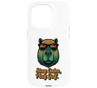 Golf Capybara Sport - Stay Calm Play Golf - Golfer Carcasa para iPhone 15 Pro