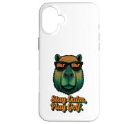 Golf Capybara Sport - Stay Calm Play Golf - Golfer Carcasa para iPhone 16 Plus