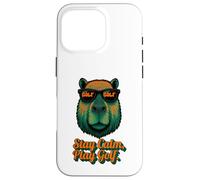 Golf Capybara Sport - Stay Calm Play Golf - Golfer Carcasa para iPhone 16 Pro