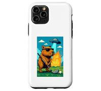 Golf Capybara UFO Sport - Golfer Aliens Funny Carcasa para iPhone 11 Pro