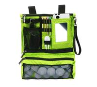 Golf Cart Bag, Golf Organizer Bag, Zippered Valuables Pouch, Foldable Storage Case, Durable Multifunctional Pocket for Ball Marker, Gloves, Cellphone