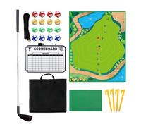 Golf Chipping Game - Kids Golf Putting Practice Mat | Sticky Practice Mat with Club Putting | Swing Training Tool for Children Beginners Equipment Adults Family