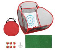 Golf Chipping Net, Swing Practice Aid, Portable Training Target with Foldable Design, Indoor Golf Accessory with Sturdy Material, Men Father Golfer, Beginner Husband Grandfather Outdoor Home Driving