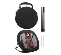 Golf Chipping Practice Net Kit - Portable Training Aid with Mat