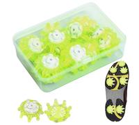 Golf Cleats, Professional Fast Twisting Spikes, Reusable Sport Accessories, 11x9x3cm Portable Training Supplies for Walking Footwear, Sneakers Function as Great Replacement Parts