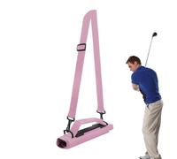 Golf Club Carrying Bag, Travel Sports Pouch, Scratch-Resistant, Adjustable Shoulder Strap, Lightweight Compact Design, Perfect for Golfers, Teens, Women, (Black, Pink, Blue)