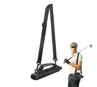 Golf Club Carrying Bag, Travel Sports Pouch, Scratch-Resistant, Adjustable Shoulder Strap, Lightweight Compact Design, Perfect for Golfers, Teens, Women, (Black, Pink, Blue)