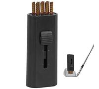 Golf Club Cleaning Brush, 2 Head Retractable Wire Bristle Tool, Durable Cleaner Scrubber Design, Efficient Club Maintenance System, Portable Sports Equipment Care Tool, Golf Training Use