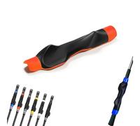 Golf Club Grip - Golf Swing Aid Club Attachment, for Correct Hand Placement, Lightweight Ergonomic Design (Orange)