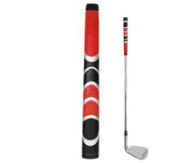 Golf Club Grips - Rubber + Leather, 10.83x1.18x1.18in Replacement Golf Grips Anti-Slip | Durable Putter Grip Training Accessory, Grip For Improved Swing, Practice, Training, Tournaments, Home Use