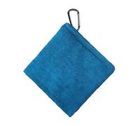 Golf Club Towel, Microfiber Cleaning Accessory, Standard Size Golfs Cloth with Carabiner Clip, Cooking with Compact Design, Quick Drying Sports Wipe, Essential Tool for Outdoor Golf Use