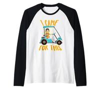 Golf - Conducción de Kart de Cerveza - hoyo 18 Camiseta Manga Raglan