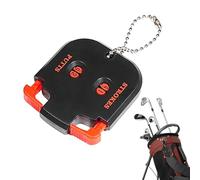 Golf Counting Clicker - 5.5x5cm Score Tool, Smooth Durable Design, Lightweight Portable Counter, Easy Press Button Device | Compact Golf Score Counter for Course Practice Training To