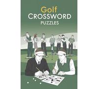 Golf Crossword Puzzles: Crossword Puzzles with Easy to Read Print for Golfers, Caddies, Pros, and More | Soft Cover (5.5 inches x 8.5 inches), Black, ... | Gift for Travel, Home, and Free Time
