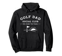 Golf Dad Social Club Día del Padre Gráfico de la Paternidad Sudadera con Capucha