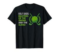 Golf Dads Masters of The Swing Día del Padre Golf Humor Camiseta