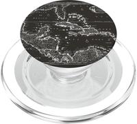 Golf de México Cuba y el Caribe Antigüedades Mapa PopSockets PopGrip para MagSafe