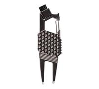 Golf Divot Tool, Limpiador de Ritmo de Club, Accesorio de Golf multifunción, Dispositivo de abridor de Botellas, Soporte Compacto, 9.5x2cm, para golfistas, Principiantes, Juego en Curso