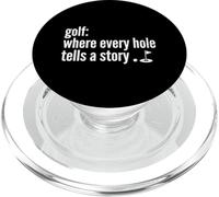Golf Donde Cada Agujero Cuenta Una Historia Golfing Golf Lover Divertido PopSockets PopGrip para MagSafe