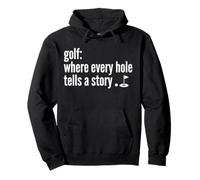 Golf Donde Cada Agujero Cuenta Una Historia Golfing Golf Lover Divertido Sudadera con Capucha