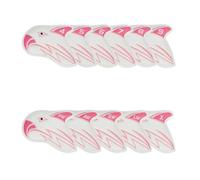 Golf-Eisenhüllen-Set, Golfschlägerhüllen, 11 Stück PU-Schlägerschutzhüllen Schlägerkopfhüllen | Schlägerkopfhüllen Mit Nummernschildern, Golf-Schlägerkopfhülle, Holz-Hybrid-Schlägerkopfhülle Für Dicke