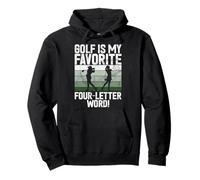Golf es mi Palabra Favorita de Cuatro Letras! Golf Mom Sudadera con Capucha