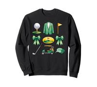 Golf Essentials Icon Art Golf Ball Carro Visera Torneo Golf Sudadera