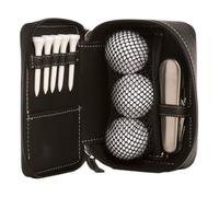 Golf Glove Case, Valuables Pouch, Compact Storage for Gloves, Waterproof Leather Build, Travel-Ready Organizer, Sturdy Zipper, Golf Accessory, for Course or Travel, Premium Leather