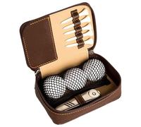Golf Glove Case, Valuables Pouch, Compact Storage for Gloves, Waterproof Leather Build, Travel-Ready Organizer, Sturdy Zipper, Golf Accessory, for Course or Travel, Premium Leather